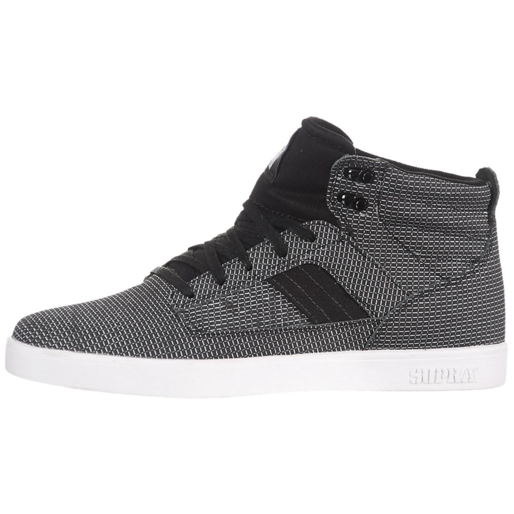 Chaussures de Skate Supra Bandit Noir Blanche Black Femme | DYD-40556135